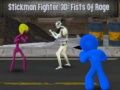 שפּיל Stickman פייטער 3D: קירות פון ראָגן אָנליין