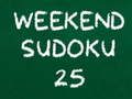 שפּיל Weekend Sudoku 25 אָנליין