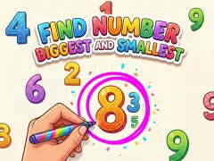 שפּיל Find Number Biggest and Smallest אָנליין