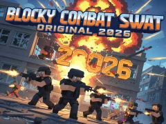 שפּיל Blocky Combat Swat 2026 לעניגירָא אָנליין