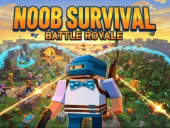 שפּיל Noob Survival: Battle Royale אָנליין