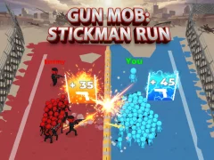 שפּיל Gun Mob: Stickman Run אָנליין