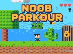 שפּיל Noob Parkour 2D אָנליין