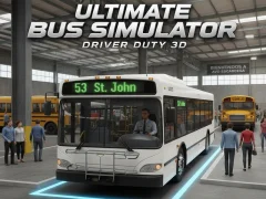שפּיל Ultimate Bus Simulator Driver Duty 3D אָנליין