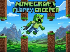 שפּיל Minecraft Flappy Creeper אָנליין