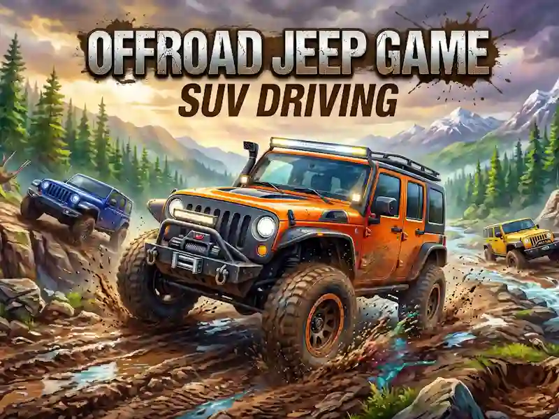שפּיל Offroad Jeep Game SUV Driving אָנליין