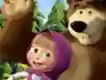 שפּיל מאשאַ און דער בער: פּאַזל אָנליין