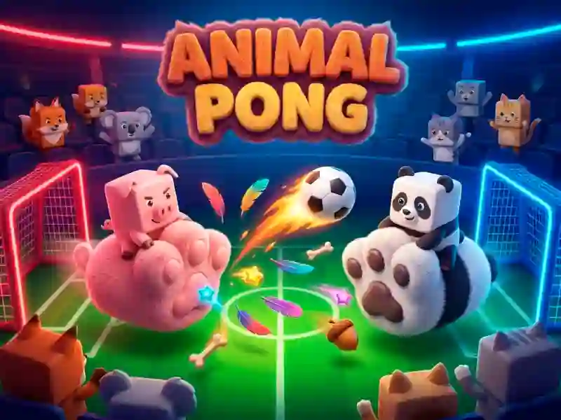 שפּיל Animal Paws Pong אָנליין