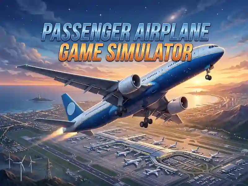 שפּיל Passenger Airplane Game Simulator אָנליין