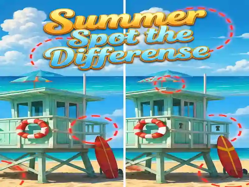 שפּיל Summer Spot the Differense אָנליין