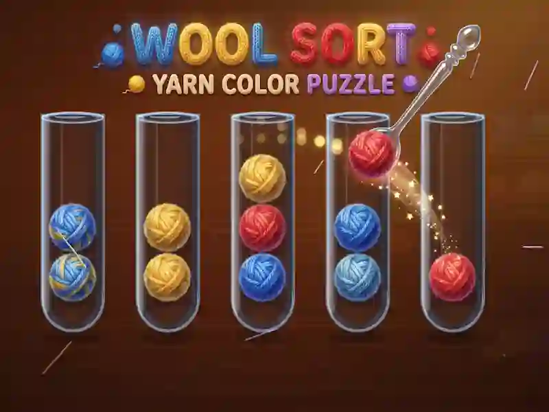 שפּיל Wool Sort Yarn Color Puzzle אָנליין