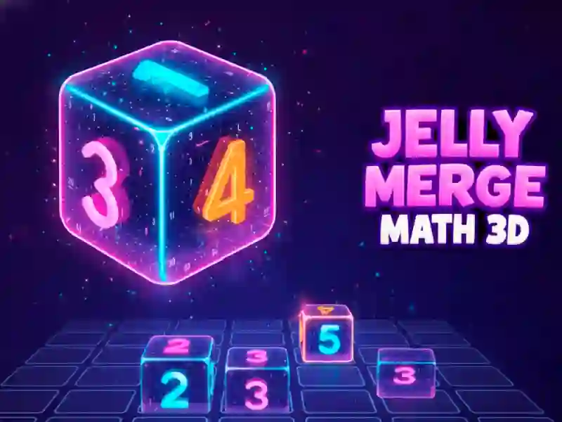 שפּיל Jelly Merge Math 3D אָנליין