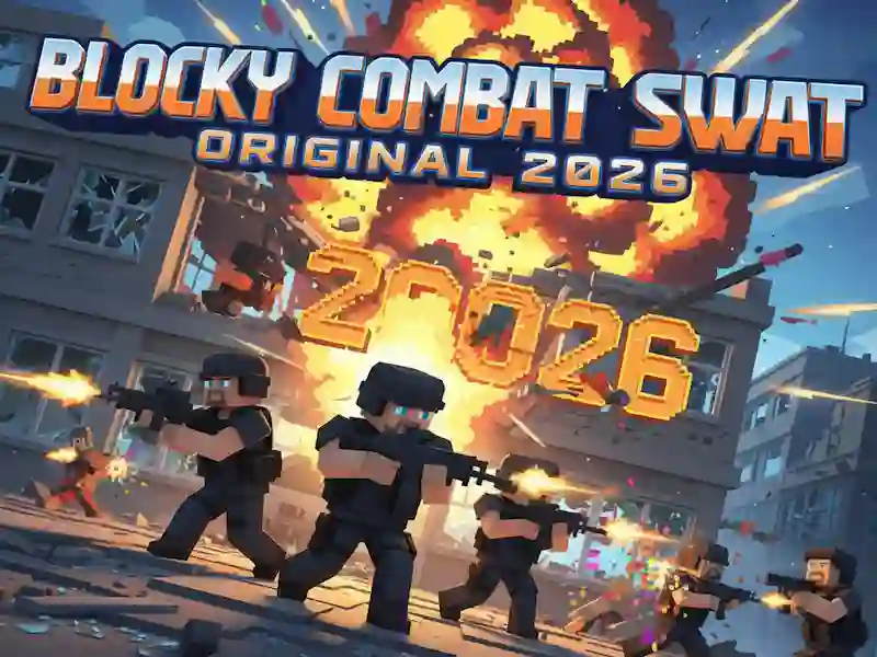 שפּיל Blocky Combat Swat 2026 לעניגירָא אָנליין