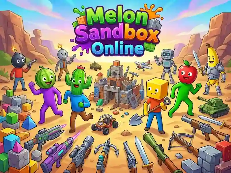 שפּיל Melon Sandbox Online אָנליין