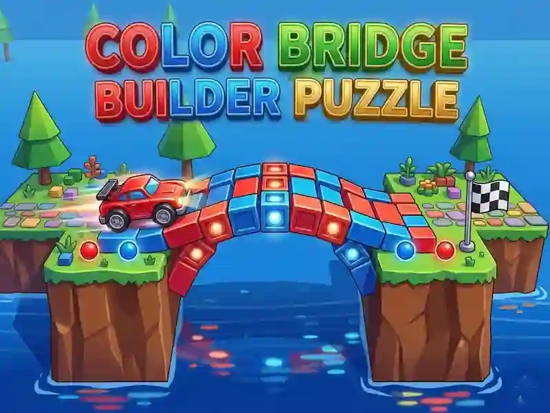 שפּיל Color Bridge Builder Puzzle אָנליין