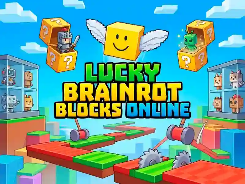 שפּיל Lucky Brainrot Blocks Online אָנליין