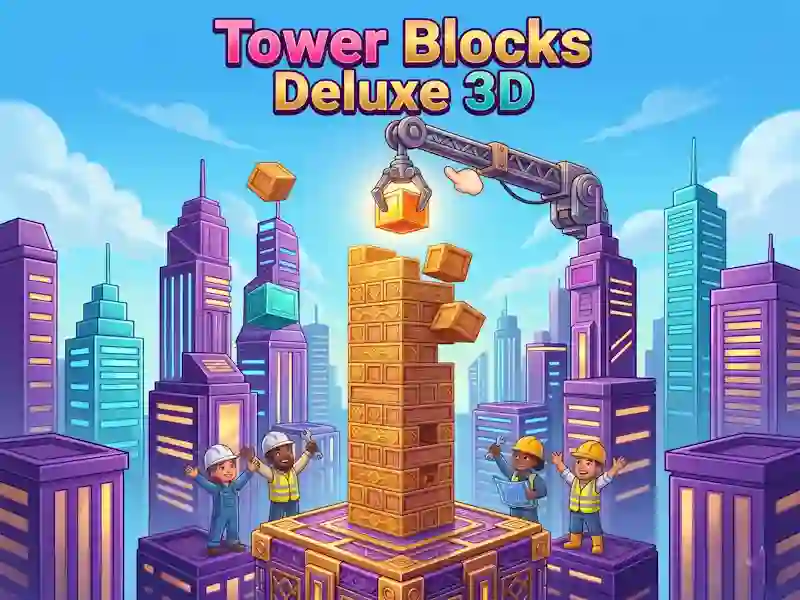 שפּיל Tower Blocks Deluxe 3D אָנליין