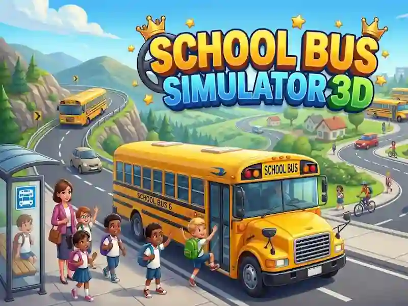 שפּיל School Bus Simulator 3D אָנליין