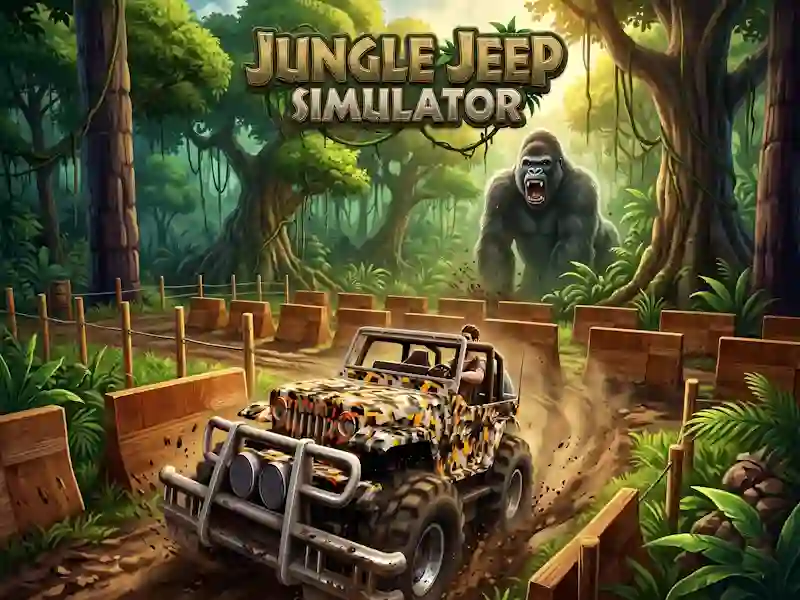 שפּיל Jungle Jeep Simulator אָנליין