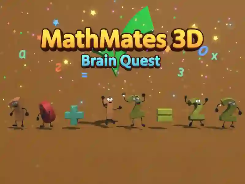 שפּיל MathMates 3D: Brain Quest אָנליין