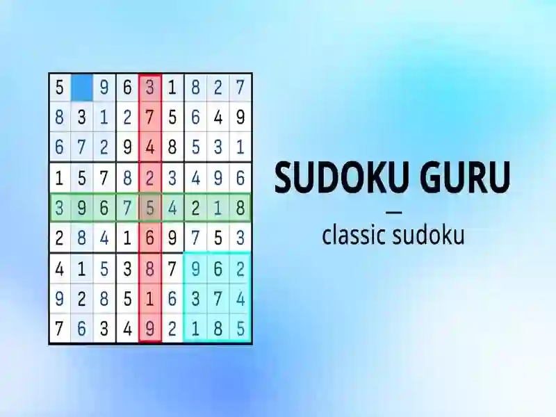 שפּיל Sudoku Guru אָנליין שפּיל Sudoku Guru אָנליין