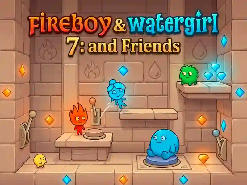 שפּיל Fireboy & Watergirl 7: and Friends אָנליין