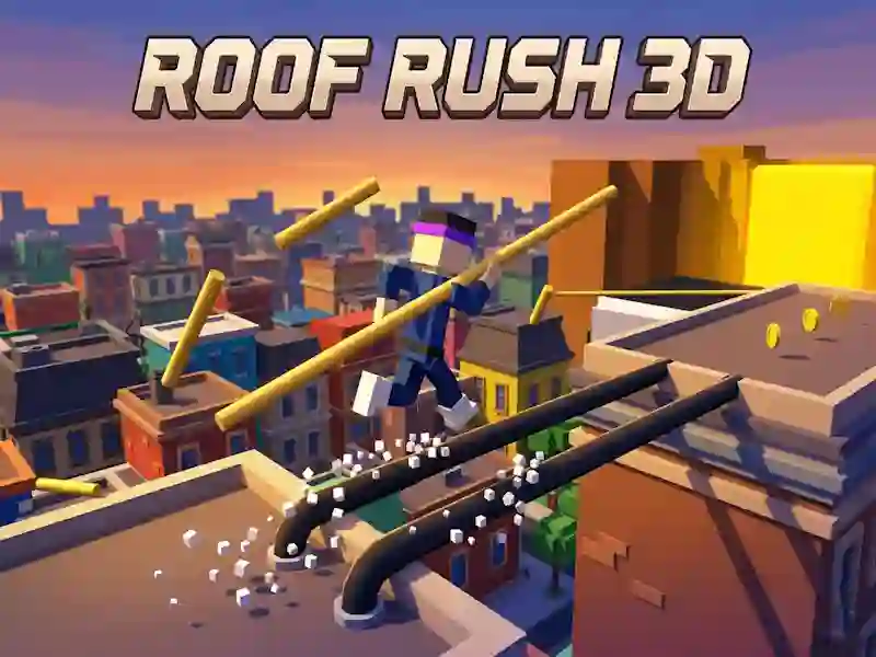 שפּיל Roof Rush 3D אָנליין