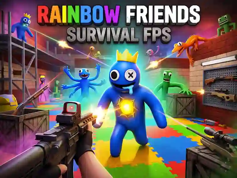 שפּיל Rainbow Friends Survival FPS אָנליין