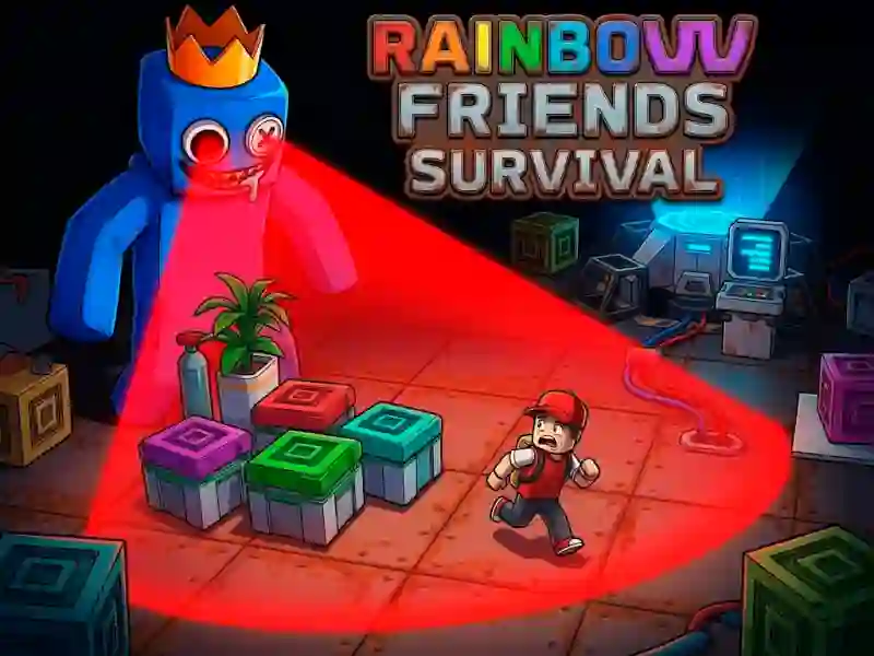 שפּיל Rainbow Friends Survival אָנליין