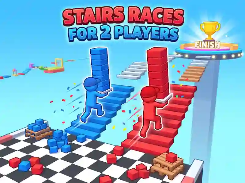 שפּיל Stairs Races For 2 Players אָנליין