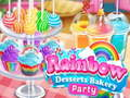 שפּיל Rainbow דעסערטס באַקערייַ פארטיי אָנליין