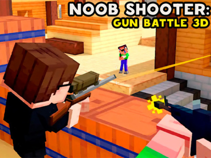שפּיל Noob shooter: ד 3 טכַאלש סקיב אָנליין